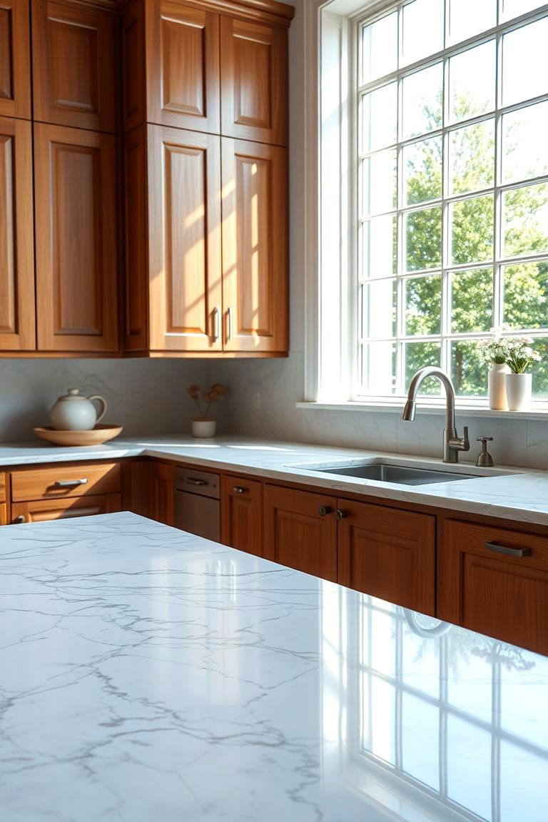 Incorporating Natural Stone Countertops - 24 Natural Kitchen Design Ideas