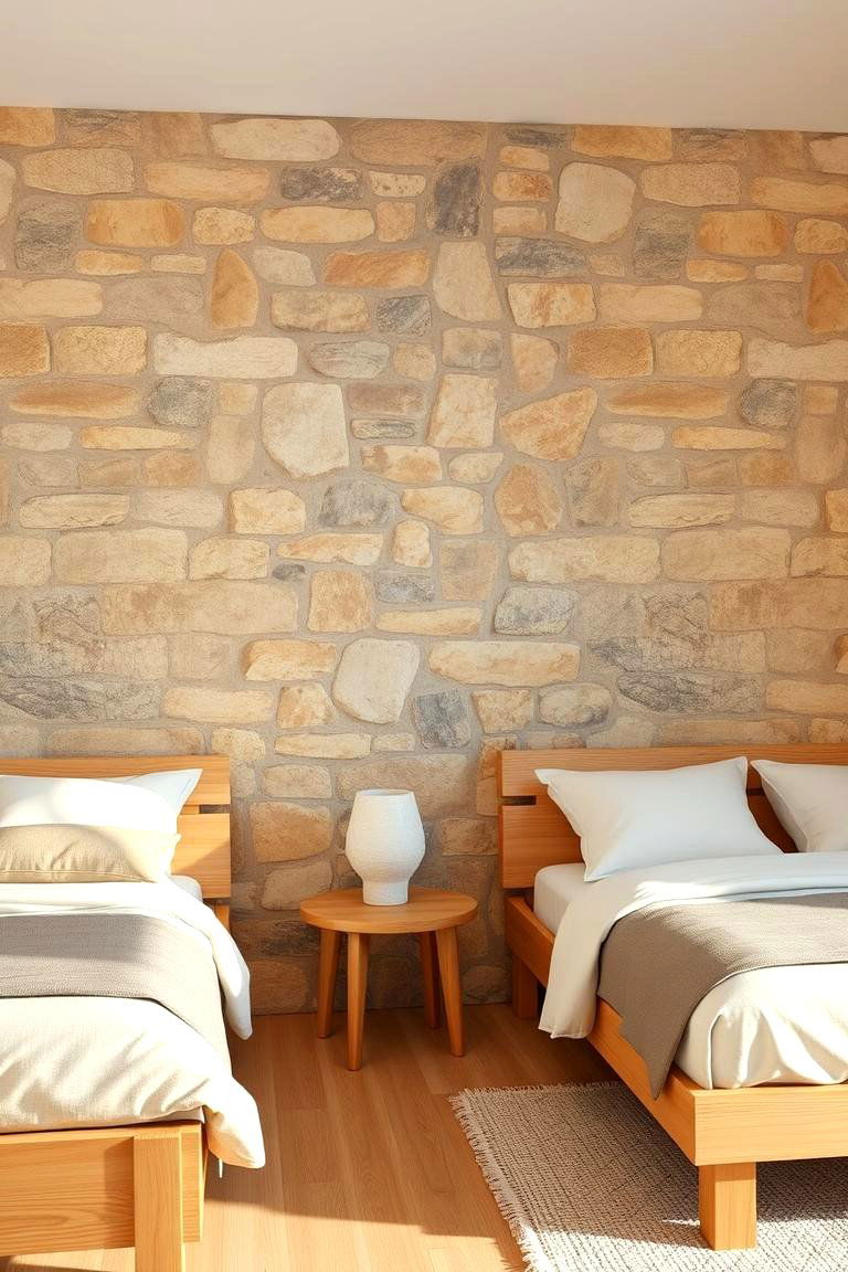 Incorporating Raw Unfinished Materials - 24 earthy bedroom ideas