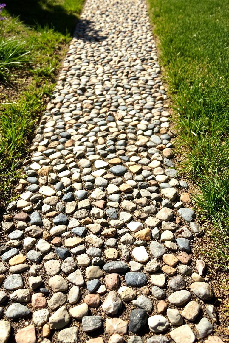 Incorporating Rock Mosaics - 24 Rock Landscaping Ideas