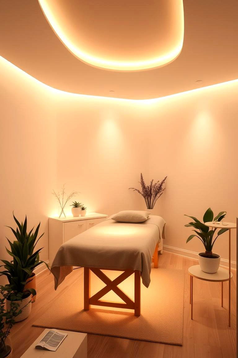 Incorporating Soft Lighting - 24 Esthetician Room Ideas