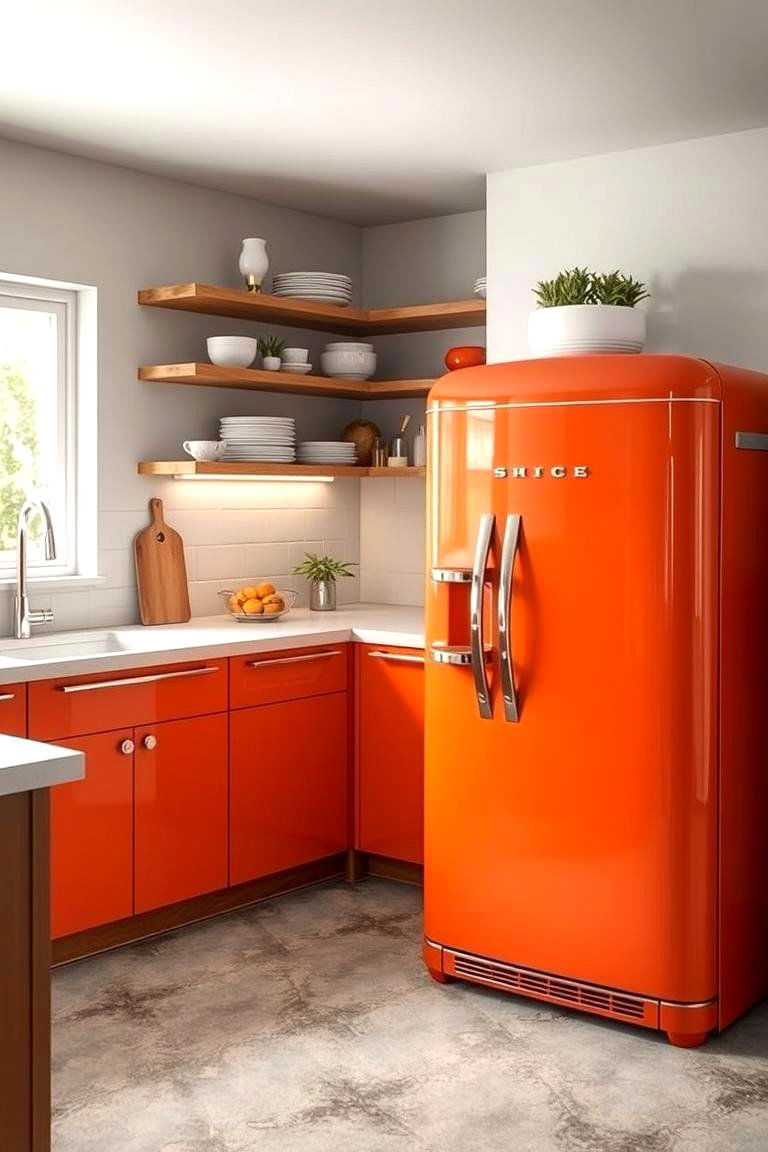 Incorporating Vintage Appliances - 24 Eclectic Kitchen Ideas