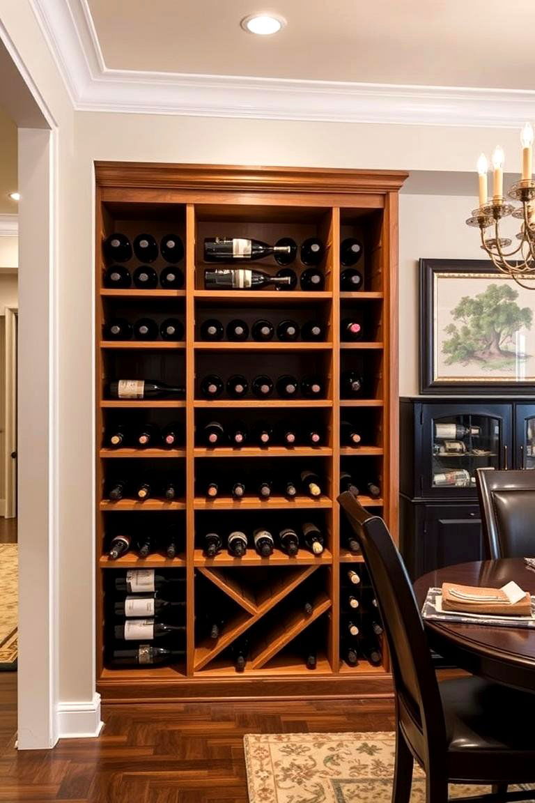 Incorporating a Wine Storage Area - 24 Formal Dining Room Ideas