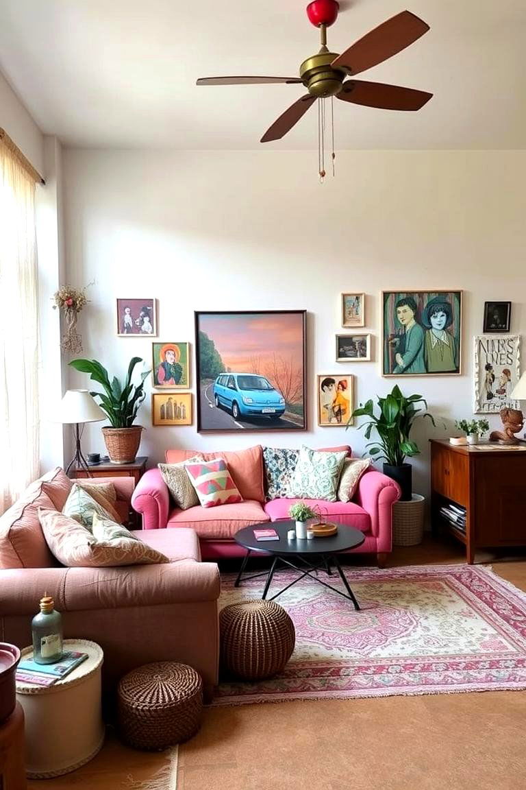 Indie Boho Vibes - 24 Gypsy Bohemian Living Room Ideas
