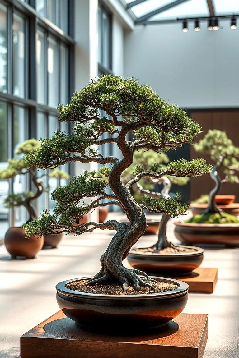 Indoor Bonsai Exhibit - 24 Indoor Greenhouse Ideas