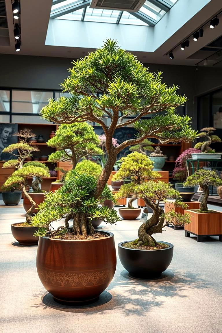 Indoor Bonsai Showcase - 24 Bonsai Garden Ideas