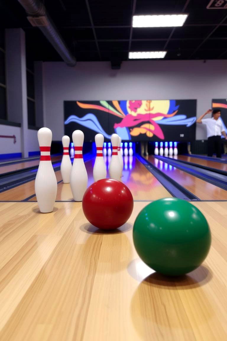 Indoor Bowling Alley - 24 Basement Playroom Ideas