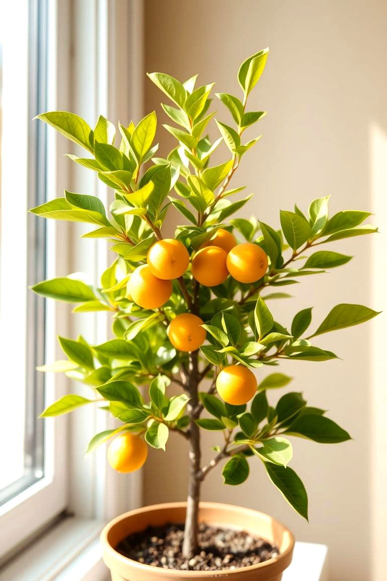 Indoor Citrus Tree - 24 Indoor Garden Ideas