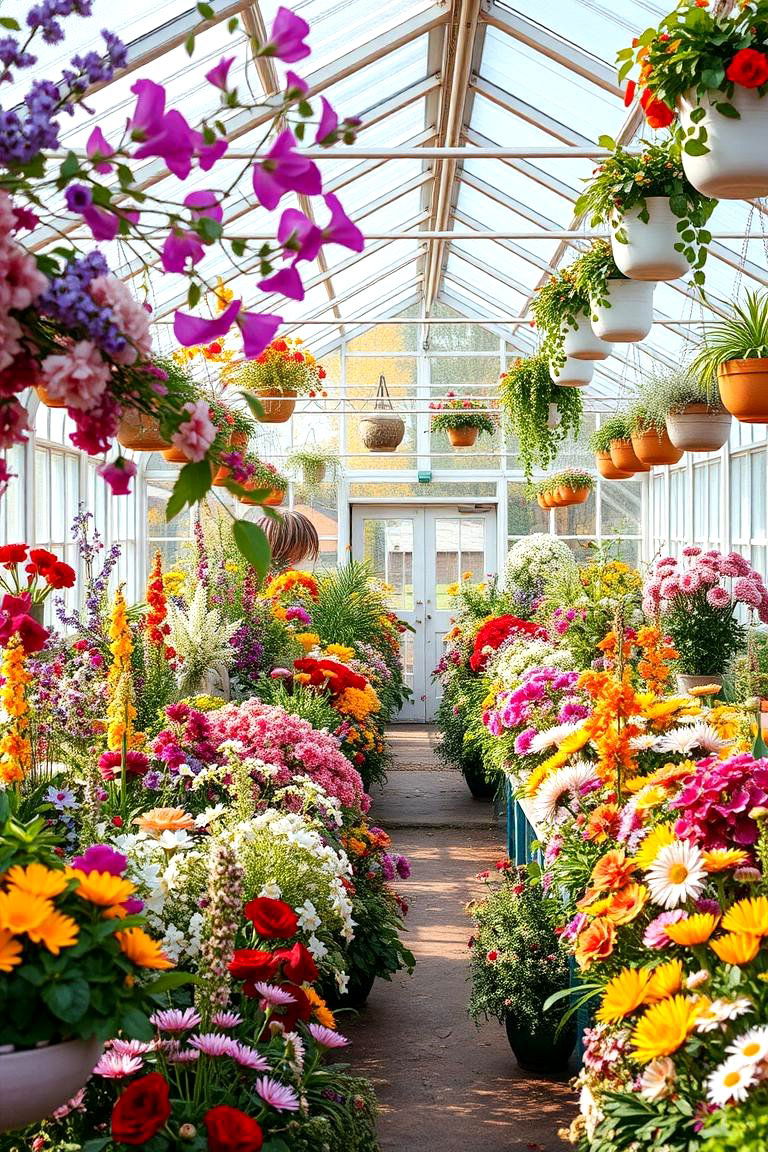 Indoor Flower Haven Greenhouse - 24 Greenhouse Room Ideas