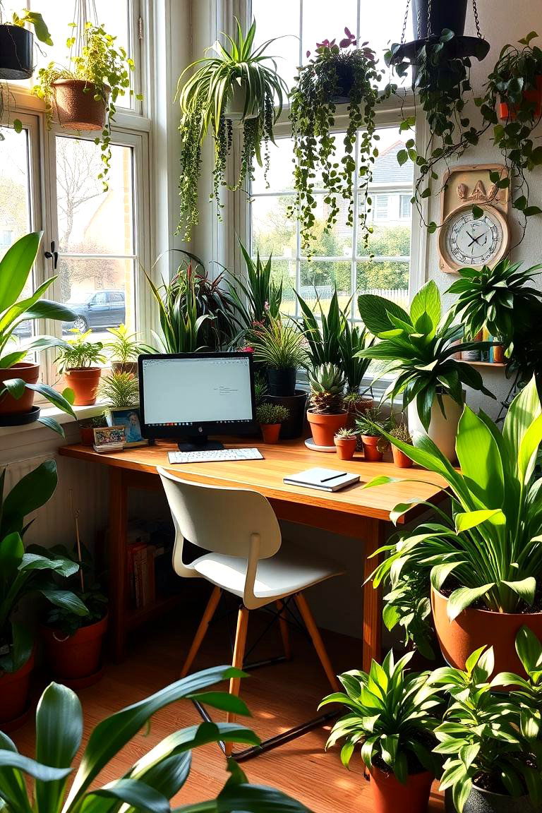 Indoor Garden Oasis - 24 Desk in Front of Window Ideas