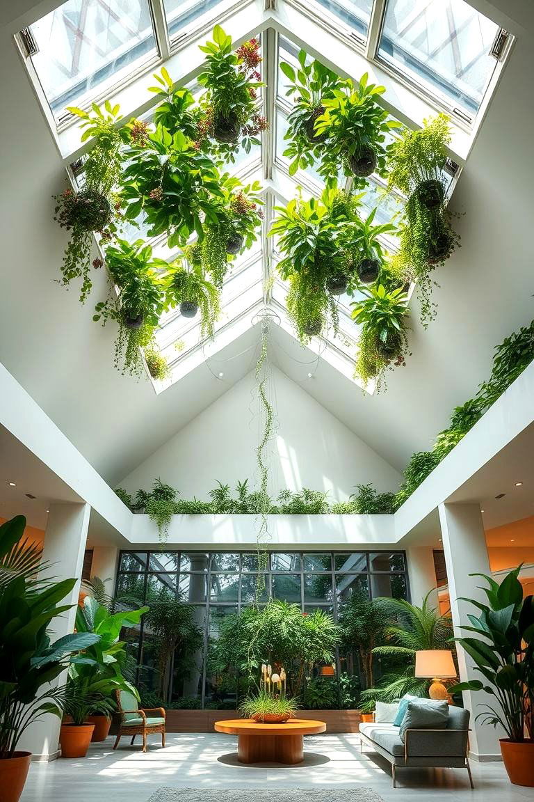 Indoor Garden Vault - 24 Vaulted Ceiling Ideas