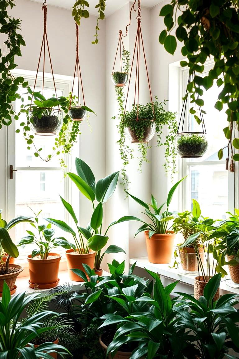 Indoor Greenery and Natural Vibes - 24 Boho Farmhouse Decor Ideas