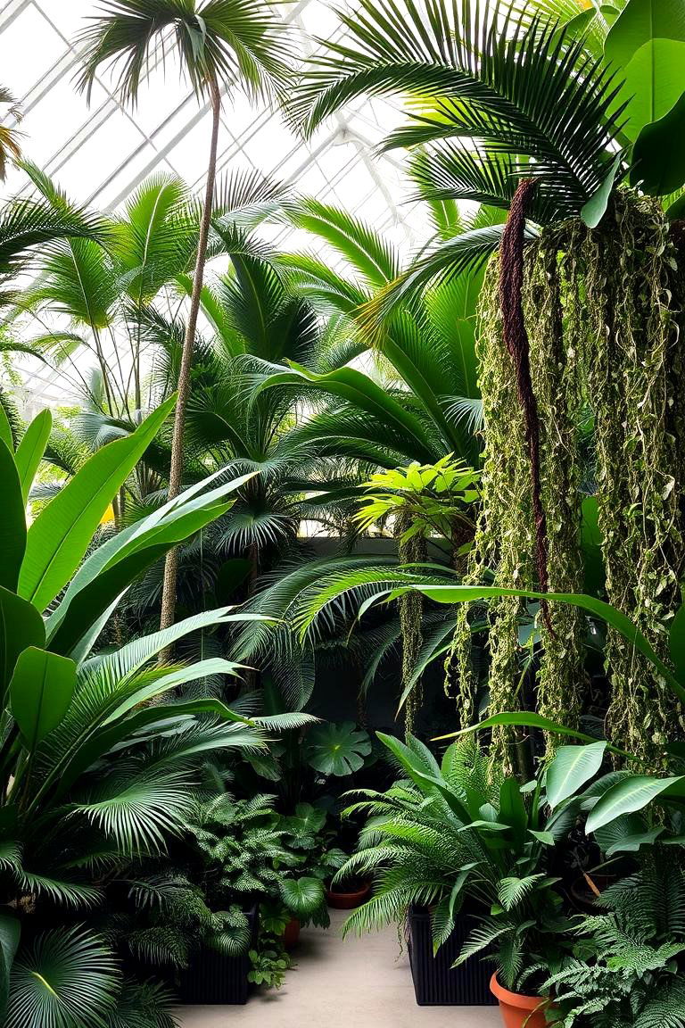 Indoor Jungle Garden - 24 Enclosed Garden Ideas