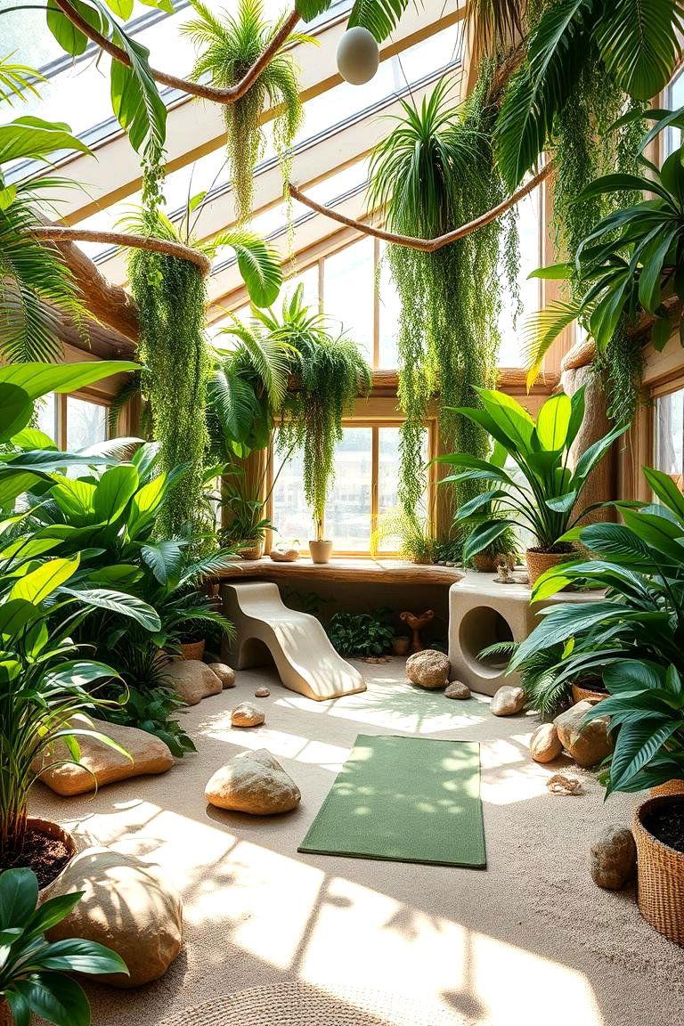 Indoor Jungle Retreat - 24 Cat Room Ideas