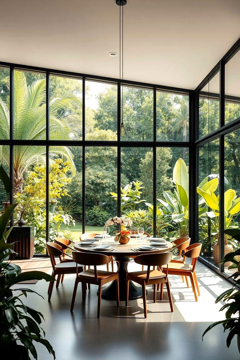 Indoor Outdoor Connection - 24 Japanese Dining Room Ideas