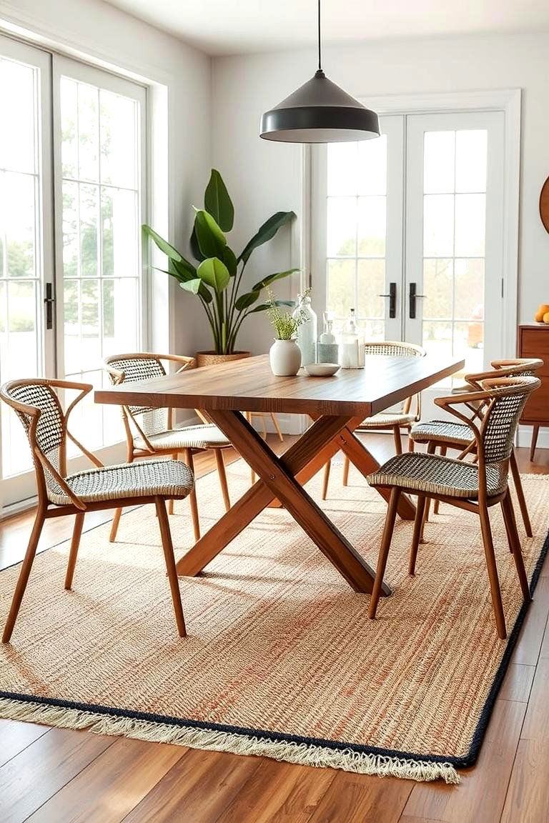 Indoor Outdoor Dining Room Rugs - 24 Dining Room Rug Ideas