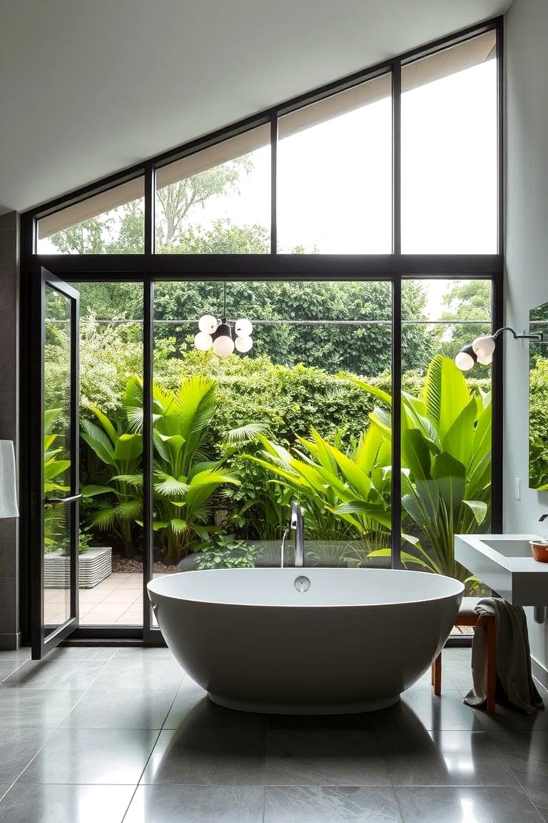 Indoor Outdoor Flow - 24 Spanish Style Bathroom Ideas