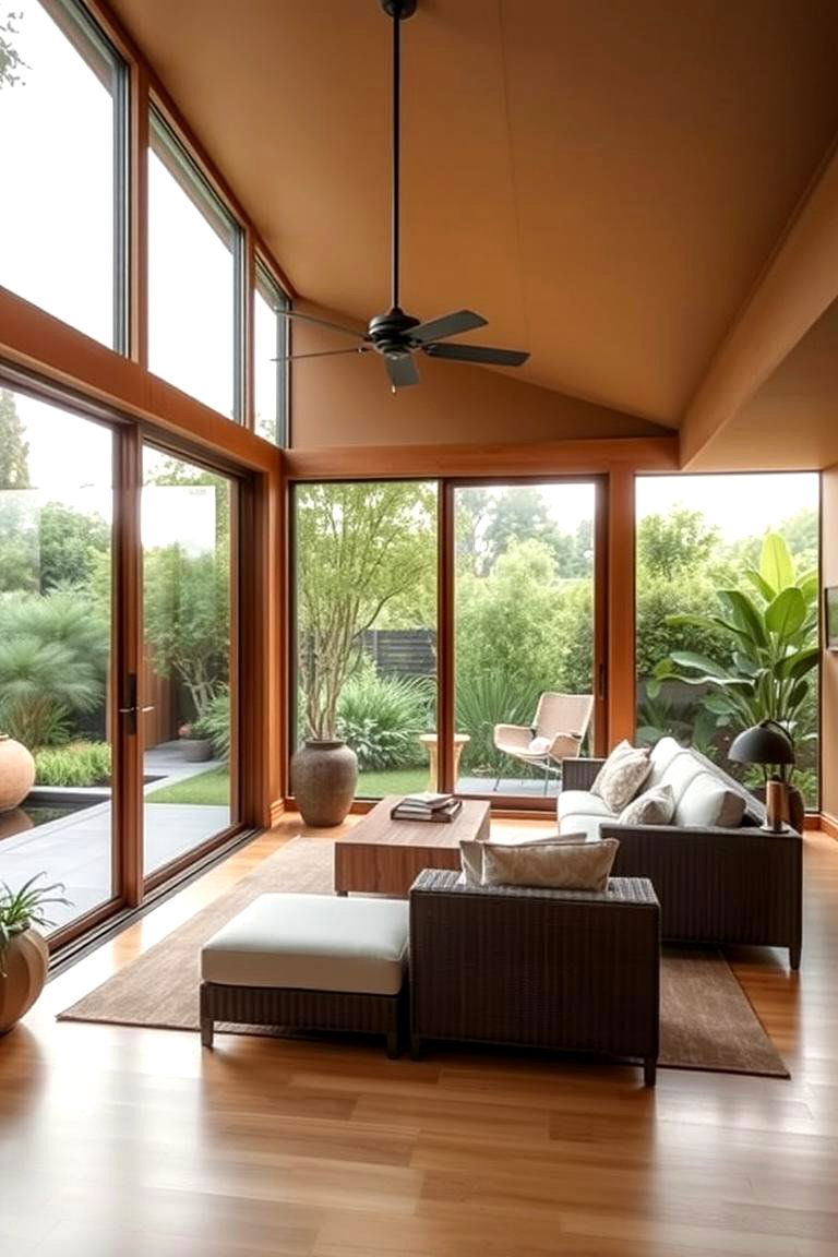 Indoor Outdoor Flow - 24 Mid-century Modern Sunroom Ideas