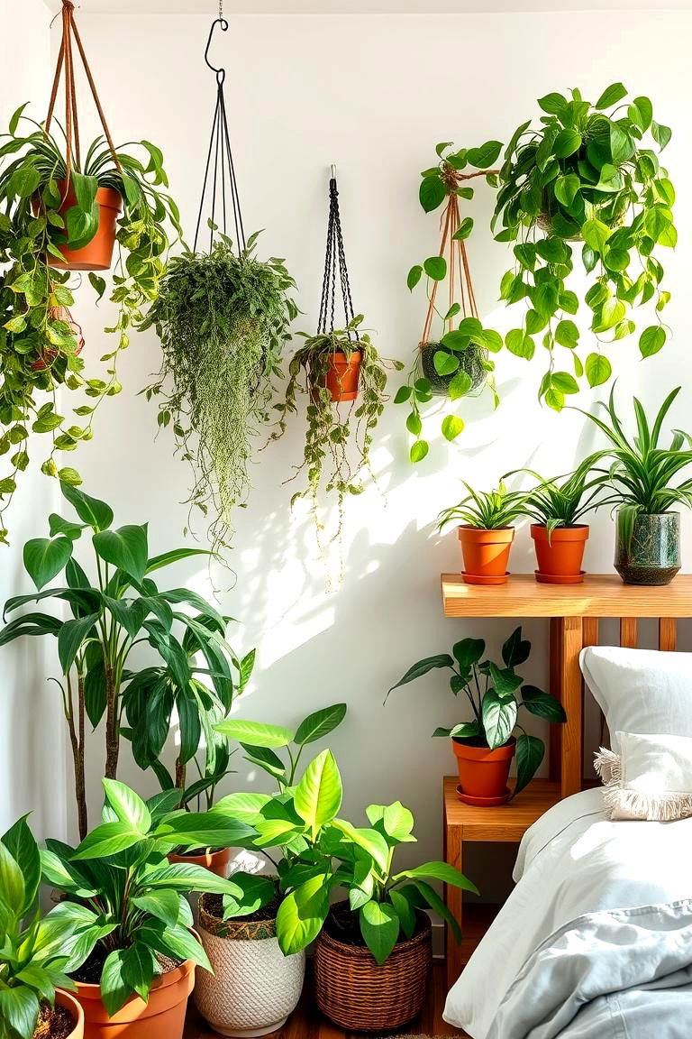 Indoor Plants Corner - 24 Bedroom Corner Ideas