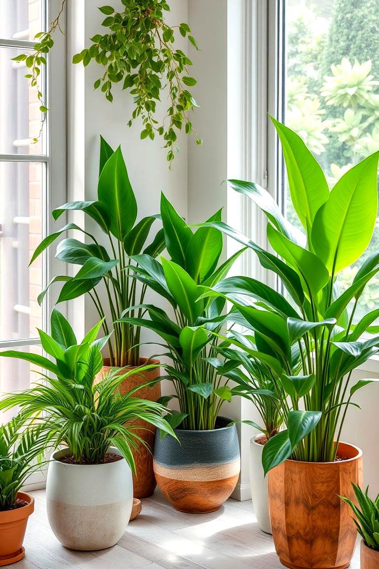 Indoor Plants for Freshness - 24 Cottage Bedroom Ideas