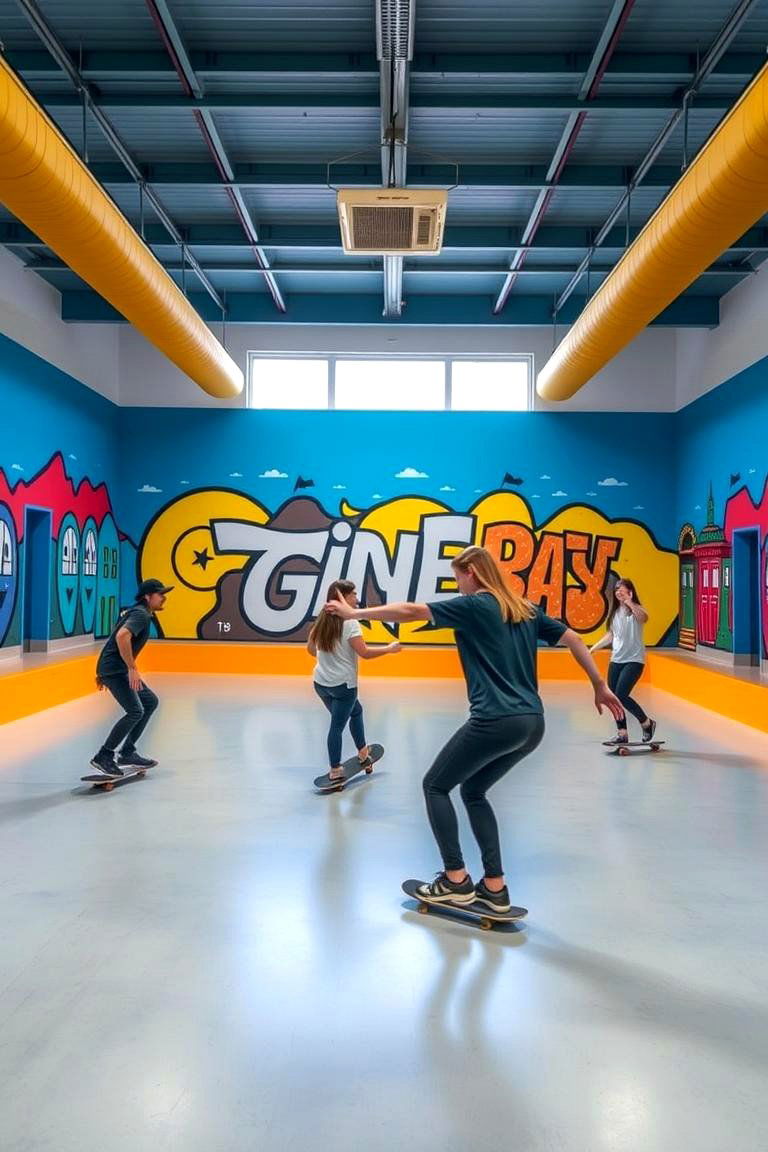 Indoor Skate or Dance Area - 24 Teen Hangout Room Ideas