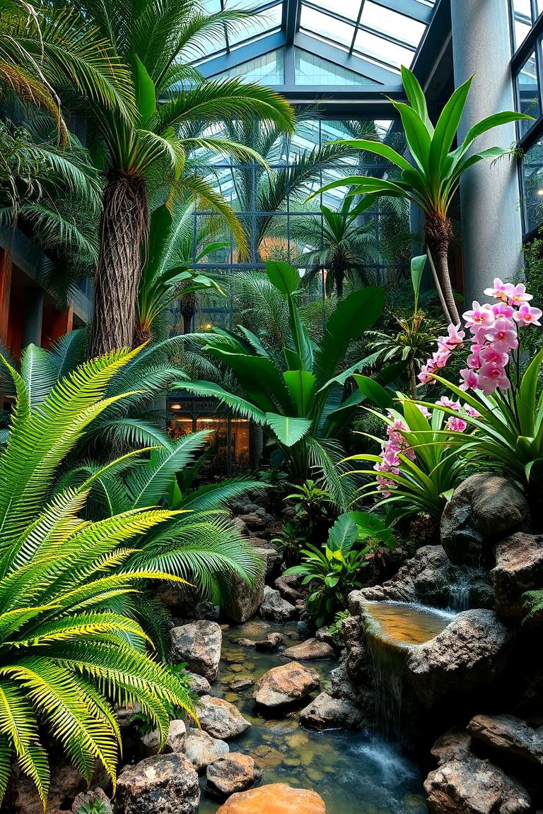 Indoor Tropical Paradise - 24 Indoor Greenhouse Ideas