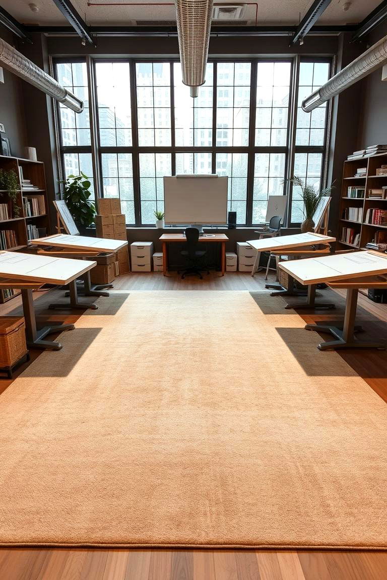IndoorOutdoor Rug - 24 Office Rug Ideas