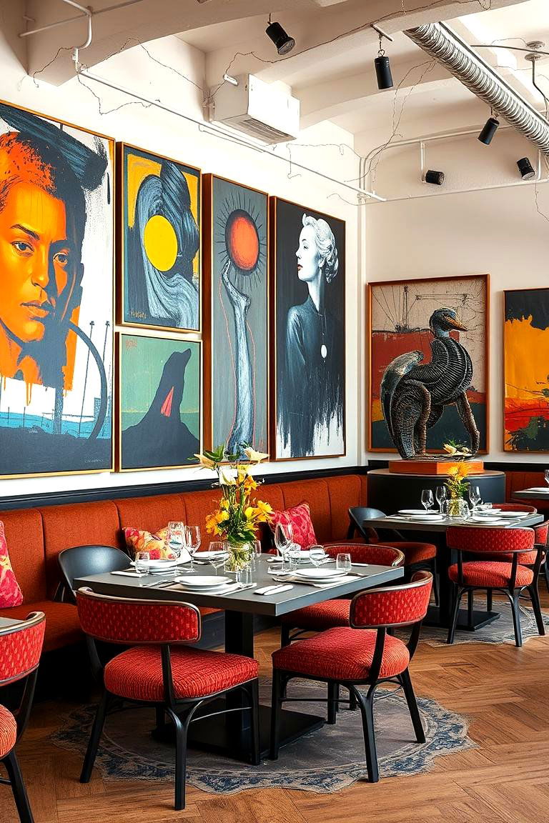 Industrial Artwork Showcase - 24 Industrial Dining Room Ideas