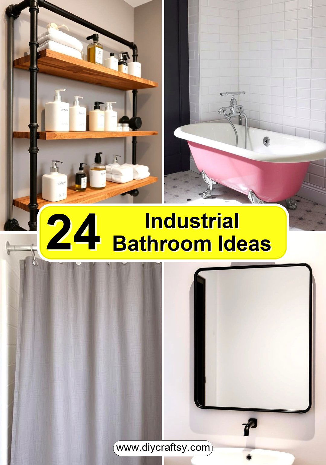 Industrial Bathroom Ideas