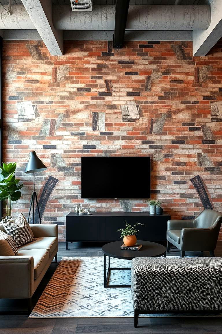Industrial Chic Brick Style - 24 Brick Wallpaper Ideas