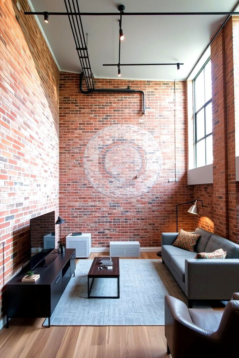 Industrial Chic Brick Veneer - 24 Wall Covering Ideas