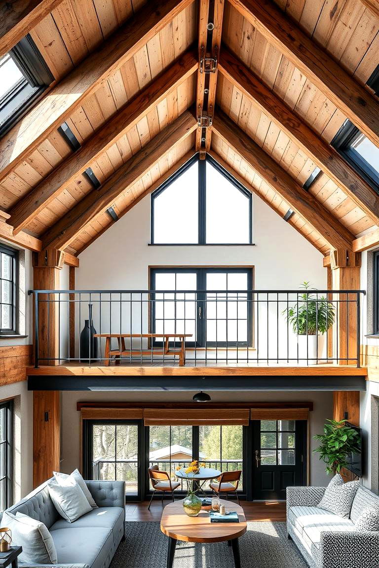 Industrial Chic Dormer Balcony - 24 Dormer Balcony Ideas