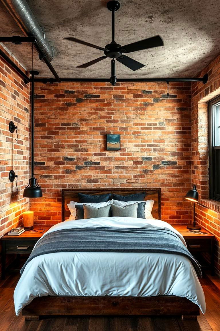 Industrial Chic Man Cave - 24 Man Cave Bedroom Ideas