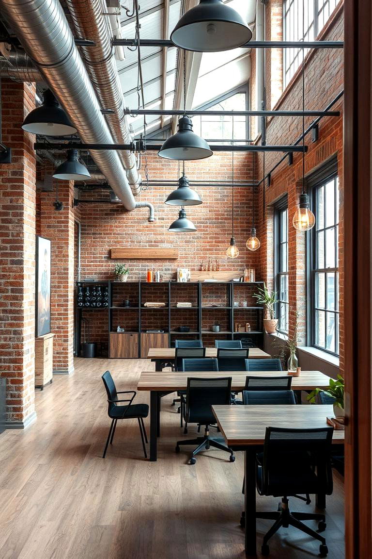 Industrial Chic Office Design - 24 Home Office for Couples Ideas and Designs