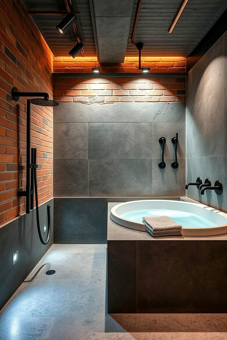 Industrial Chic Relaxation Room - 24 Spa Room Ideas
