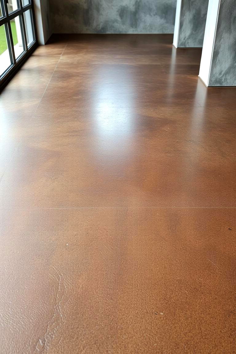 Industrial Chic Stained Concrete Floors - 24 Stained Concrete Floors