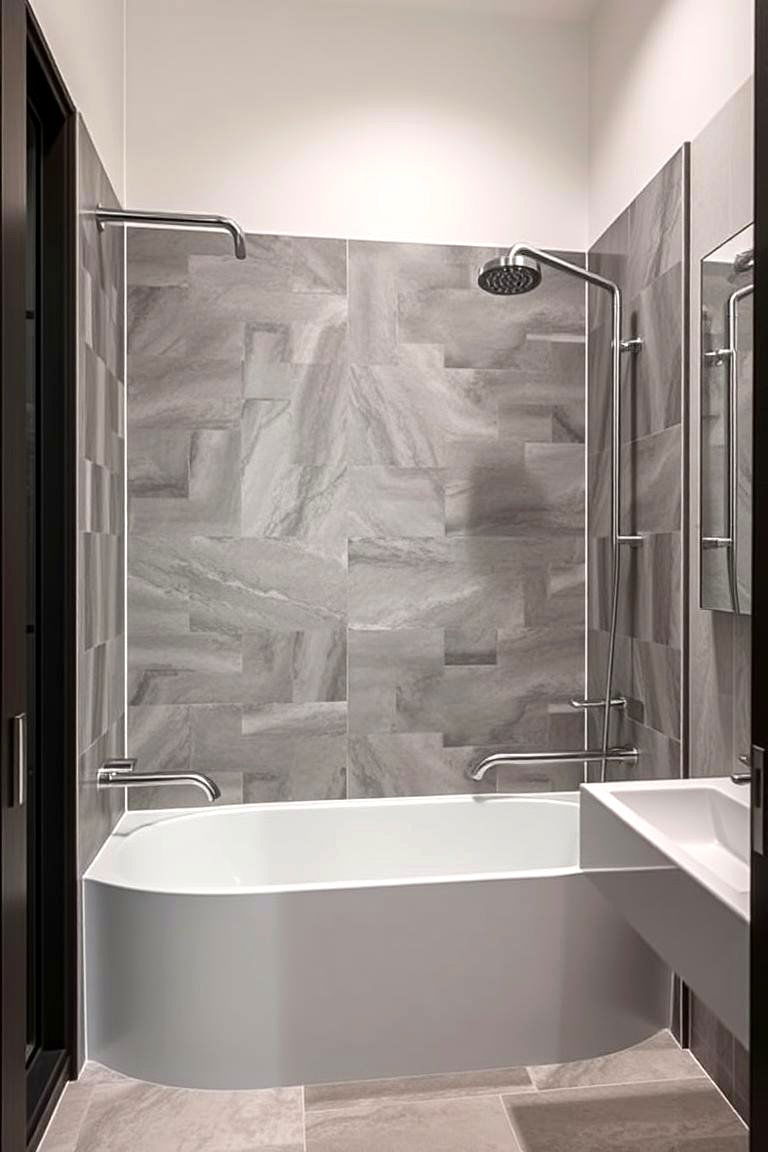 Industrial Chic with Exposed Plumbing - 24 Tub-shower Combo Ideas
