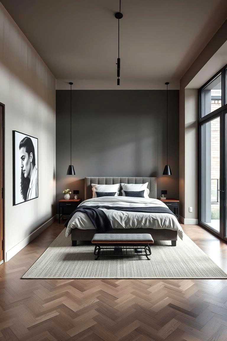 Industrial Color Palette Harmony - 24 Industrial Bedroom Ideas