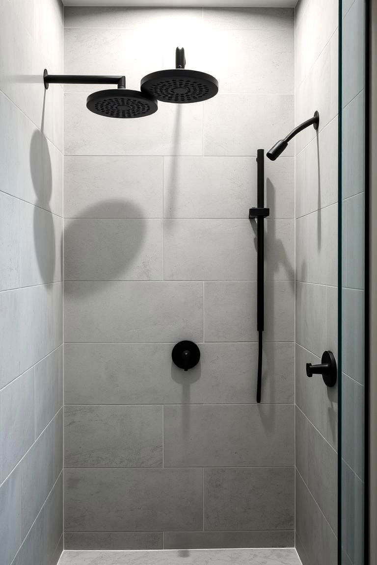 Industrial Concrete Panels - 24 Shower Wall Ideas