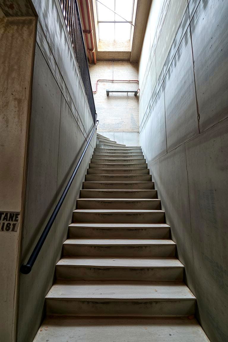 Industrial Concrete Staircase - 24 Modern Staircases