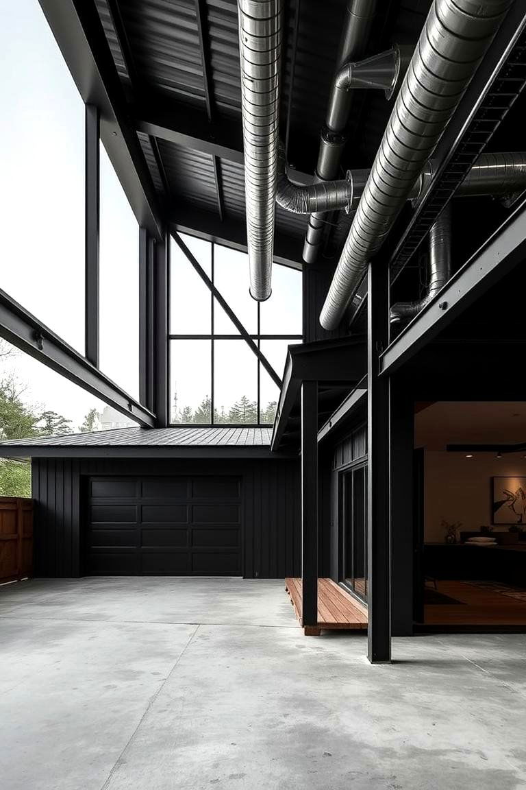Industrial Design Elements - 24 Modern Black Houses