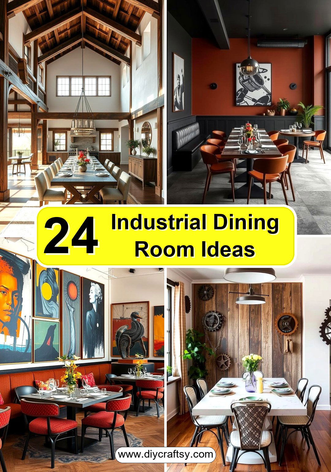 Industrial Dining Room Ideas
