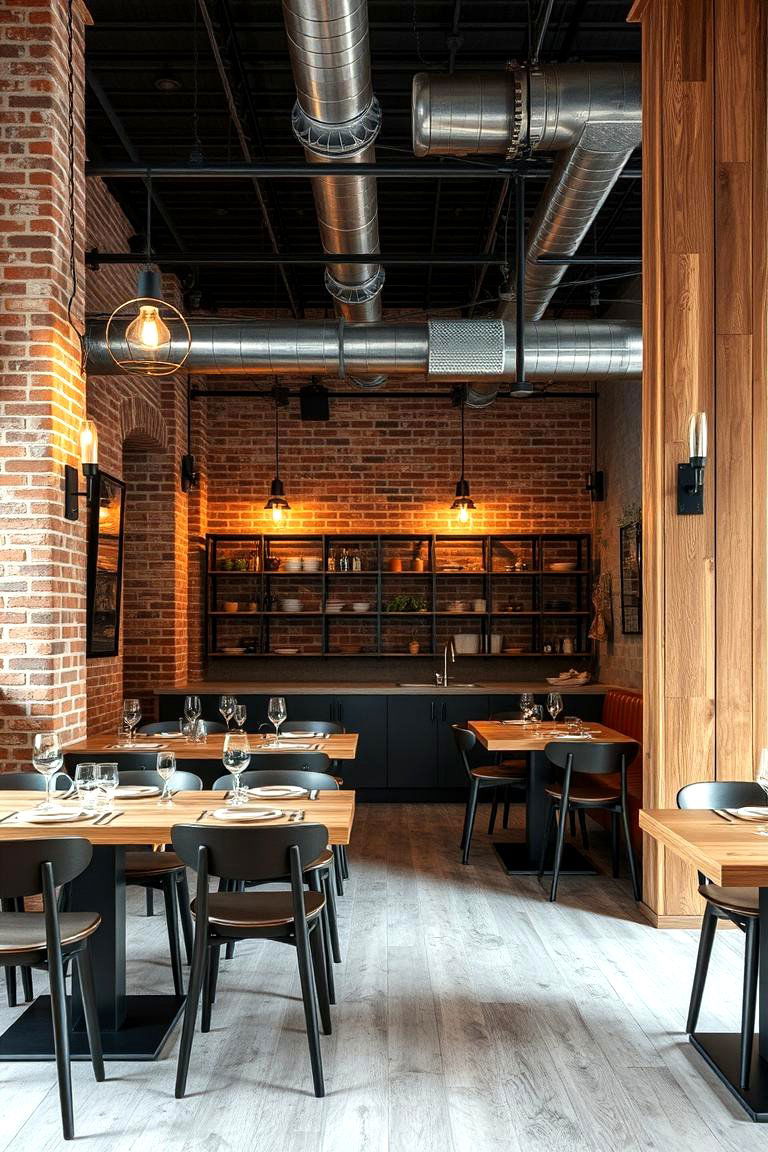 Industrial Edge Dining - 24 masculine dining room ideas