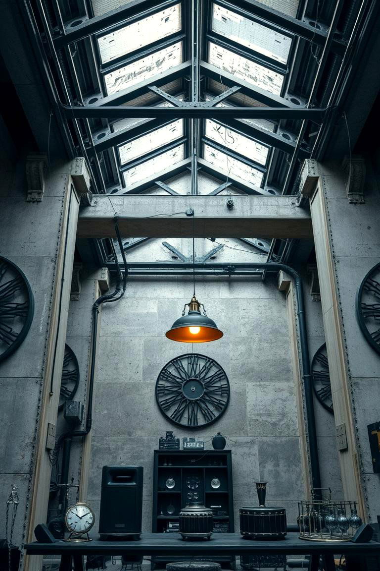 Industrial Edge Sanctuary - 24 Black and Silver Bedroom Ideas