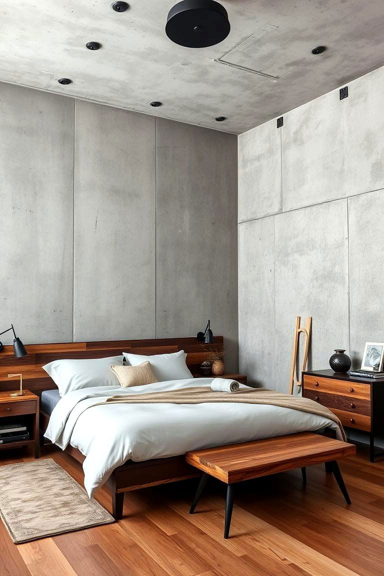 Industrial Edge Style - 24 Primary Bedroom Ideas