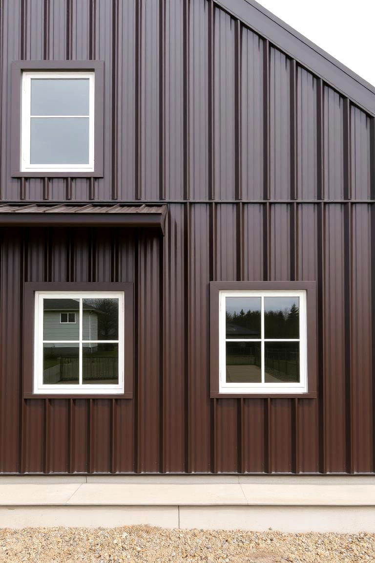 Industrial Edge with Durable Metal Cladding - 24 Pole Barn and Barndominium House Exteriors