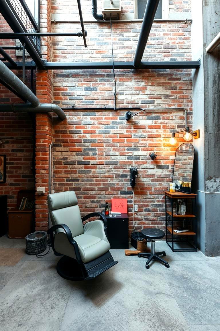 Industrial Elegance Lash Room - 24 Lash Room Ideas