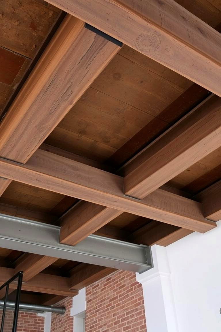 Industrial Exposed Beam Tray Ceiling - 24 tray ceiling ideas