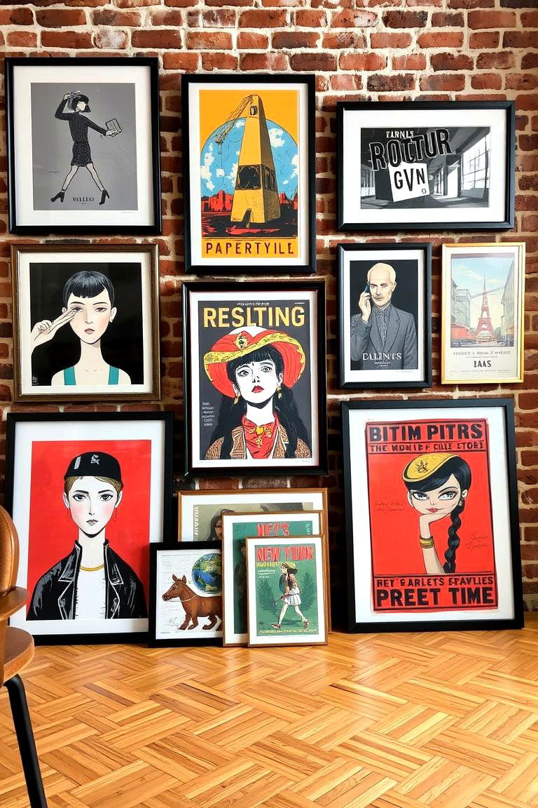 Industrial Inspired Art Pieces - 24 Industrial Living Room Ideas