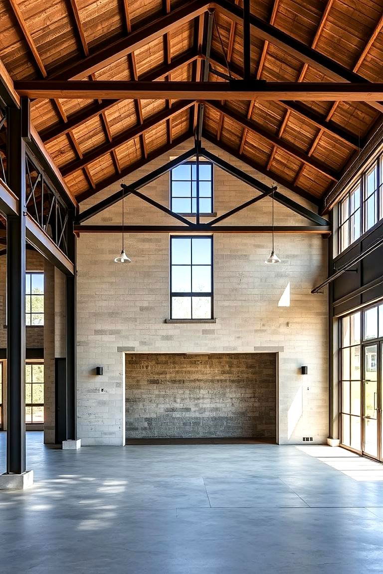 Industrial Inspired Elements - 24 Barndominium Exterior Ideas