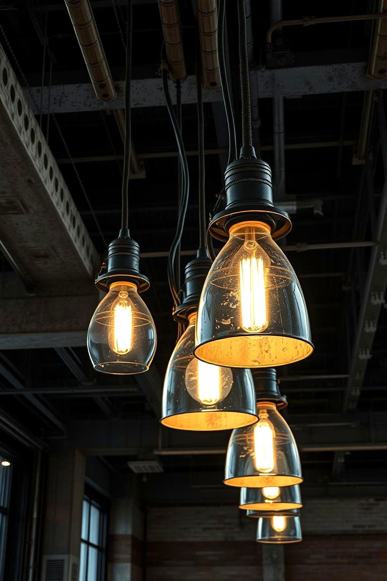 Industrial Lighting Fixtures - 24 Brutalist Interior Design Ideas
